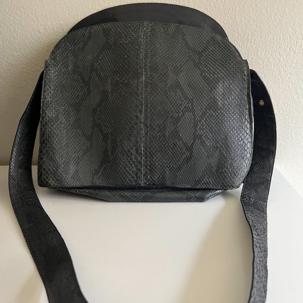 Bottega Veneta Green Snakeskin Handbag